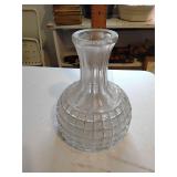 Heavy glass decanter, no lid