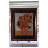 Vincent Van Gogh's sunflowers print