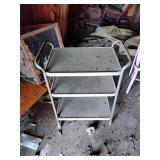 MCM Metal 3 tier rolling cart