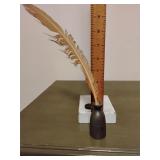 Pewter bicentennial pen & inkwell