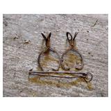 Cast iron tongs