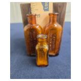 Vintage medicine bottles (3)