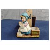 Verona Vergasi Mother, Baby & Lamb ceramic planter
