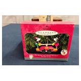 Mickey & Minnie handcar Hallmark ornament