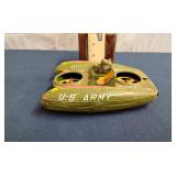 Tin U.S. Army X-3 Hovercraft 50's-60's