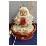 Animated Bubble Blowing Santa