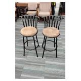 Barstools, swivel (2)