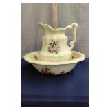 VB Athena California ceramic wash basin & pitcher