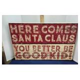 Christmas box sign 24' x 15'