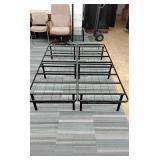 Folding metal bed frame 2 singles or 1 double