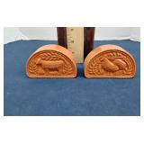 Terra cotta salt & pepper shakers