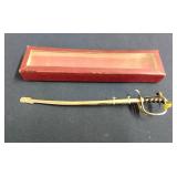 Miniature Confederate Military Saber Letteropener