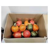 Foam pumpkin box lot decor