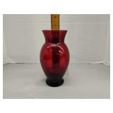 Anchor Hocking Royal ruby red glass vase
