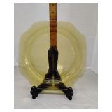 Federal glass Madrid luncheon plate