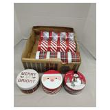 Christmas tin lot