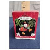 Mickey Mouse ready for Christmas hallmark ornament
