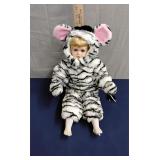Born to be Wild porcelain doll