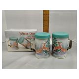 Winter Deer salt & pepper set