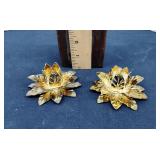 Silverplated candlestick holders