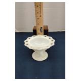Milk glass 'Old Colony' pedestal compote