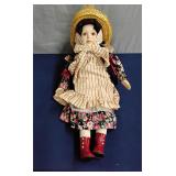 Porcelain collectors doll