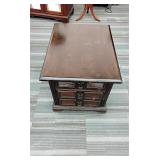 Rolling end table