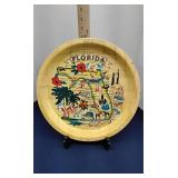 Florida bamboo 1960s tray