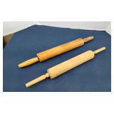 Wooden rolling pins (2)