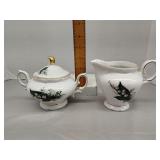 Bavaria Germany Winterling sugar & creamer