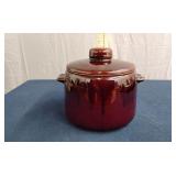 West Bend Brown stoneware bean pot