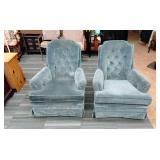 Vintage swivel armchairs (2)
