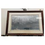 Signed & numbered framed print 38' x 25.5'