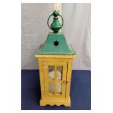 Wood & metal garden lantern