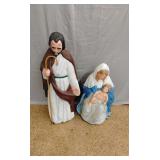 Blow Molds of Mary, Joseph and Jesus