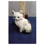 Ceramic cat figurine