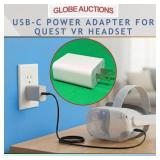 USB-C POWER ADAPTER FOR QUEST VR HEADSET