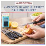 4-PIECES BLAKE & CROFT PAIRING KNIVES