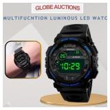 MULTIFUCNTION LUMINOUS LED WATCH