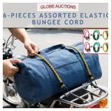 6-PIECES ASSORTED ELASTIC BUNGEE CORD