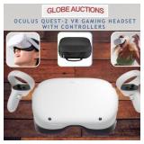 OCULUS QUEST-2 VR GAMING HEADSET W/ CONTROLLERS