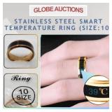 STAINLESS STEEL SMART TEMPERATURE RING (SIZE:10)