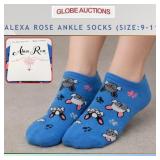 ALEXA ROSE ANKLE SOCKS (SIZE:9-11)