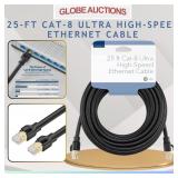 25-FT CAT-8 ULTRA HIGH-SPEED ETHERNET CABLE