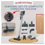 SAMSUNG JET-75 COMPLETE CORDLESS VAC_MSP:$799