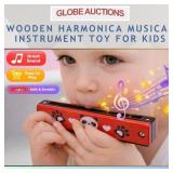 WOODEN HARMONICA MUSICAL INSTRUMENT TOY FOR KIDS