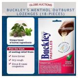 BUCKLEY'S MENTHOL OUTBURST LOZENGES (18-PIECES)