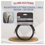ROCKETFISH 6-FT RG-6 COAXIAL CABLE INDOOR/OUTDOOR