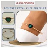 DESIGNER PETAL CUFF BRACELET