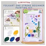FOLKART ONE STROKE BEGINNER PAINTING KIT
